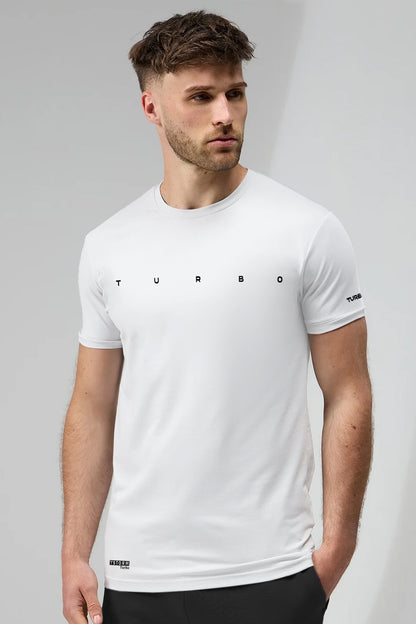 Turbo Multi-Sport Versatile Performance Dry-Fit Tee In White