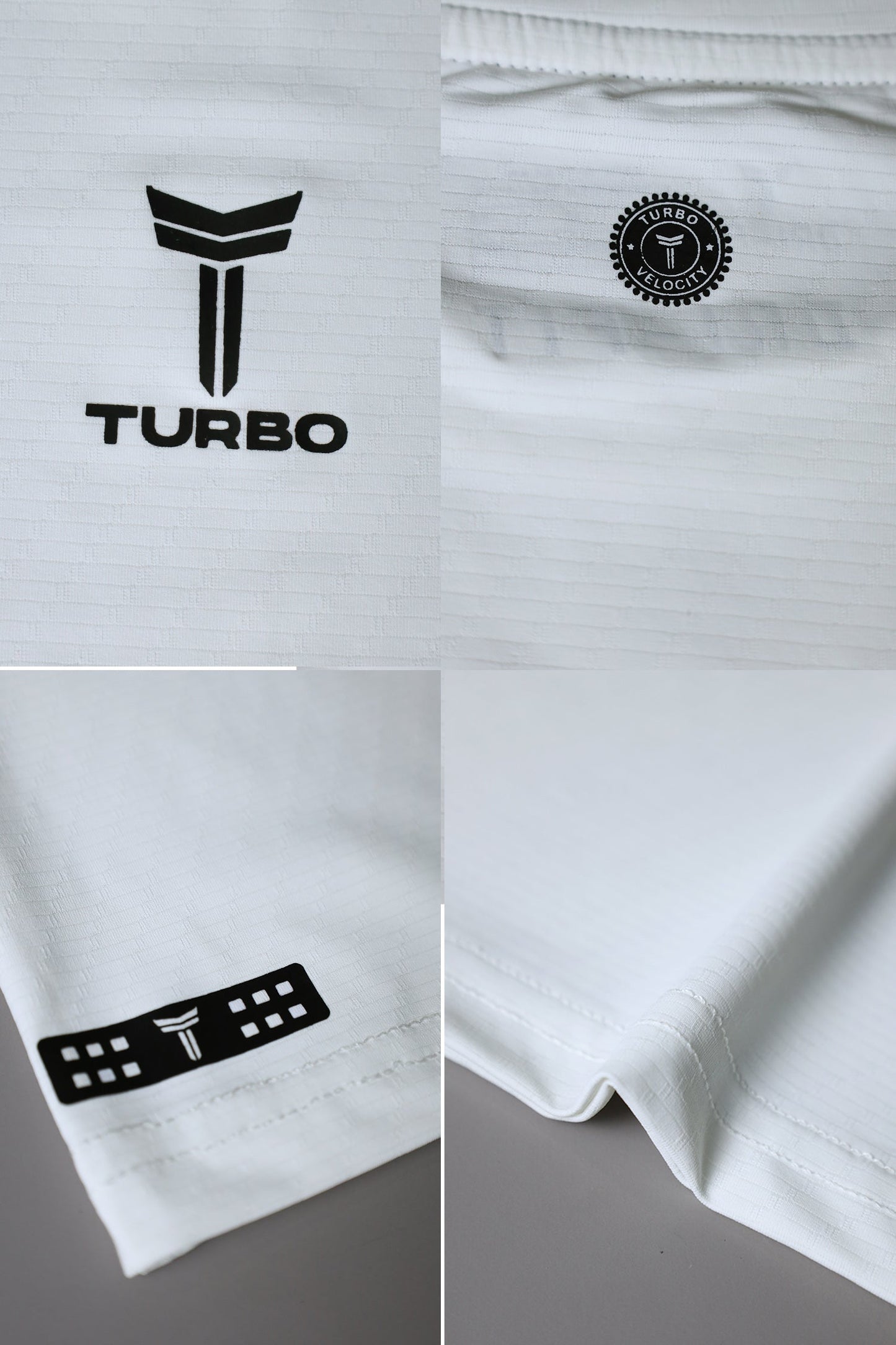 Turbo Elite Performance Series Dry-Fit Tee In White