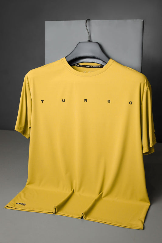 Turbo Multi-Sport Versatile Performance Dry-Fit Tee In Yellow