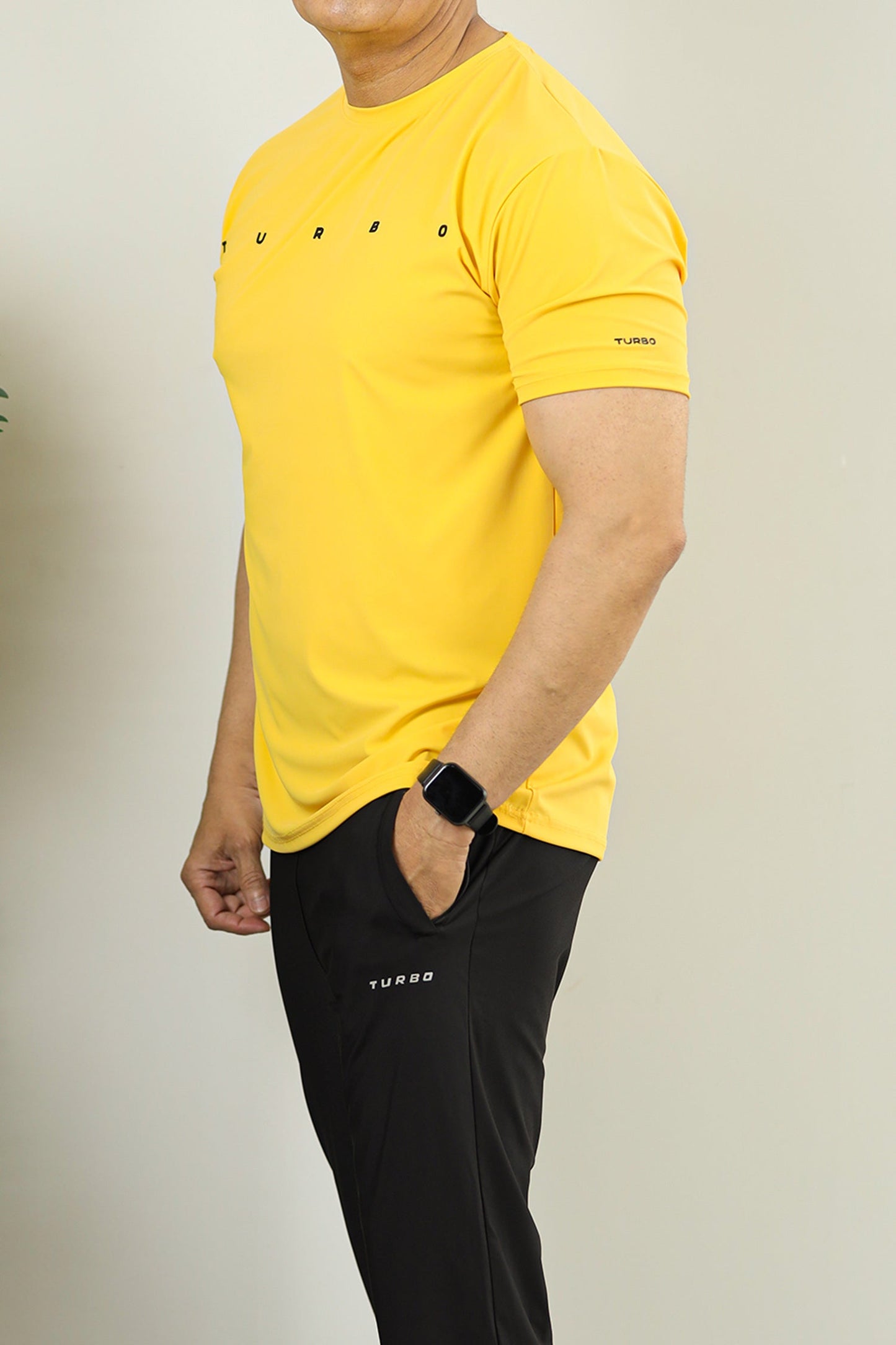 Turbo Multi-Sport Versatile Performance Dry-Fit Tee In Yellow