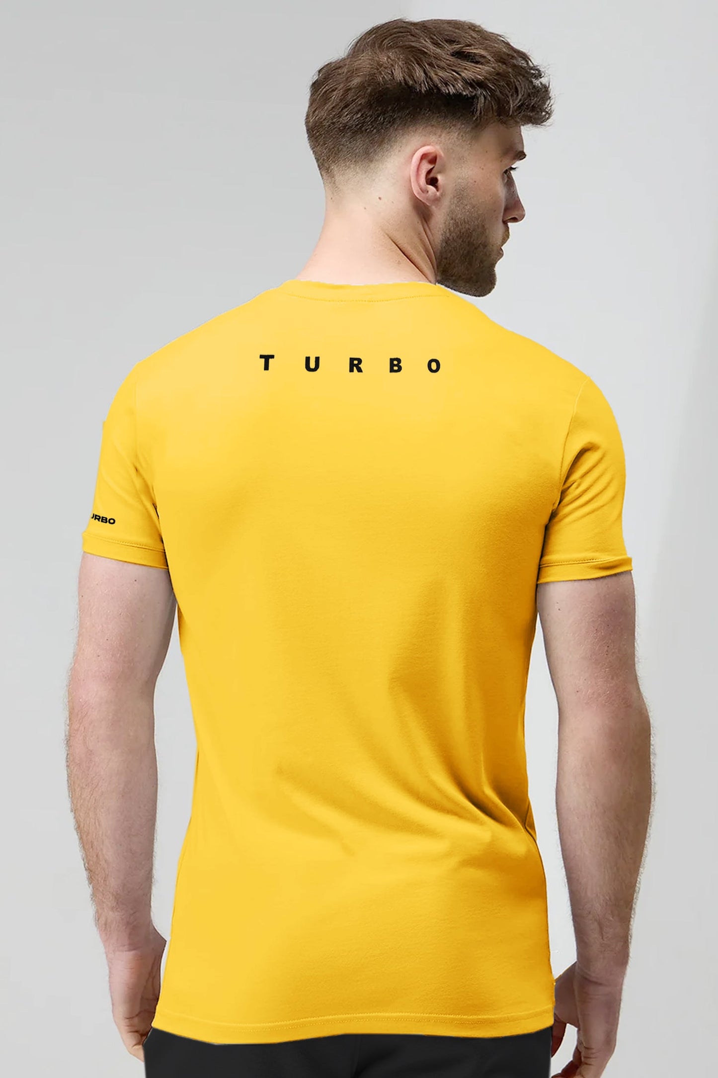 Turbo Multi-Sport Versatile Performance Dry-Fit Tee In Yellow
