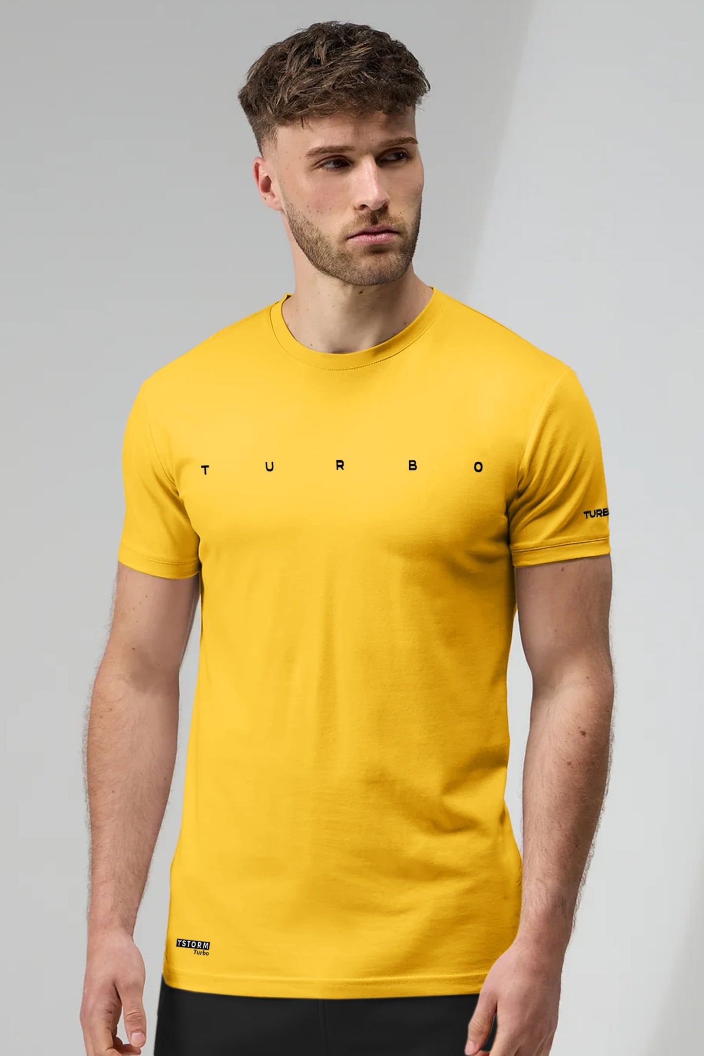 Turbo Multi-Sport Versatile Performance Dry-Fit Tee In Yellow