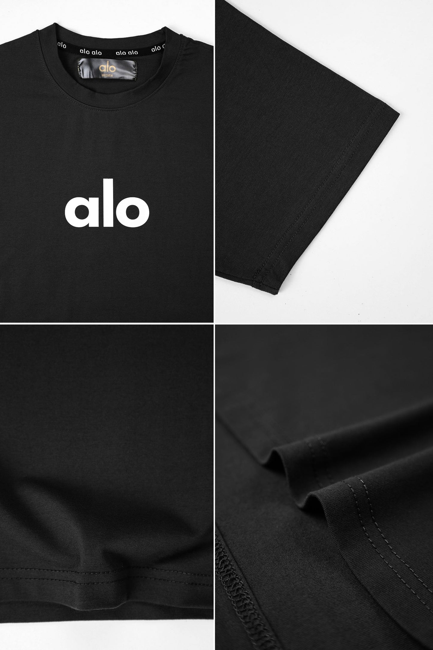 Alo 'The Icon' Geometric Graphic Crew Neck Tee