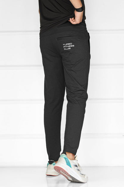 Turbo 'Fitness Club' Team Issue Sportswear Men's Dryfit Trouser In Black