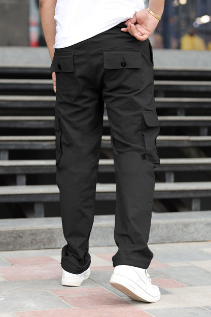 Turbo's 6 Pockets Loose Bottom Cargo Trouser