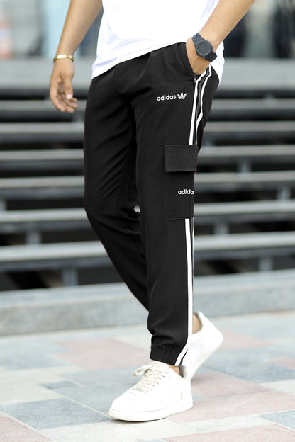 Adds Micro Stripes Slimfit Imported Sportswear Trouser
