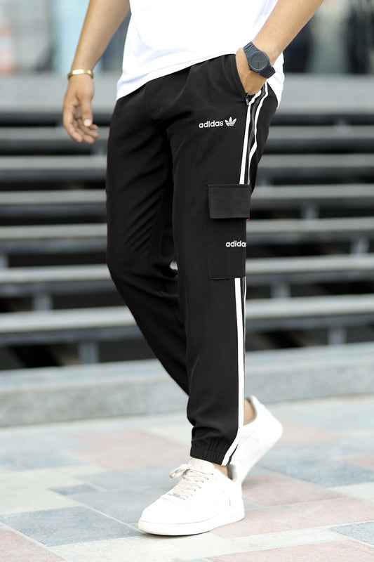 Adds Micro Stripes Slimfit Imported Sportswear Trouser