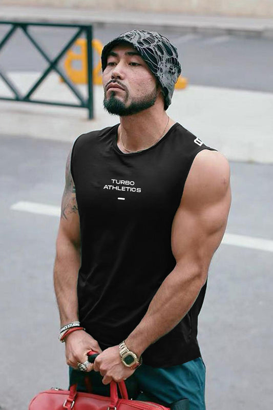 Turbo 'Athletics' Division Men Sando In Black