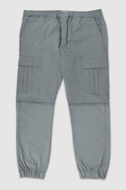 Turbo's Essential Baggy Fit Cargo Trouser In Grey