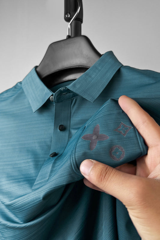 Turbo Midnight Self Lining Men's Polo Shirt In Zink